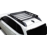 view from above of the Front Runner Slimline II Roof Rack Kit For Subaru Outback 2015-2019